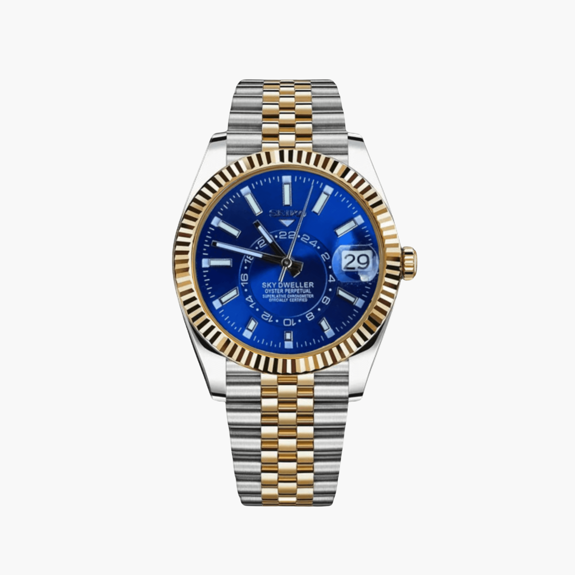 SeikoDweller Tofarget Blå